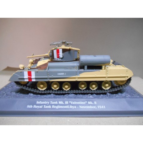 INFANTRY TANK MK.III VALENTINE MK.II UK 1941 TANKS WW II 1:43 ALTAYA IXO