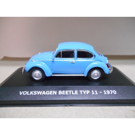 VOLKSWAGEN BEETLE TYP 11 1970 BLUE 1:43 ATLAS IXO