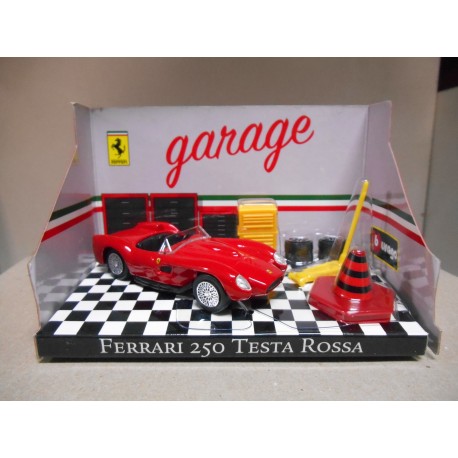 FERRARI 250 TESTA ROSSA 1:43 GARAGE BBURAGO RACE & PLAY