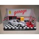 FERRARI DINO 246 GT SILVER GARAGE 1:43 BBURAGO RACE & PLAY