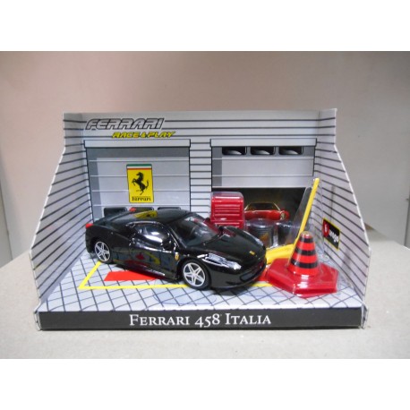 FERRARI 458 ITALIA 1:43 GARAGE BBURAGO RACE & PLAY