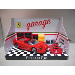 FERRARI F50 RED 1:43 GARAGE BBURAGO RACE & PLAY