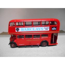 DOUBLE DECKER BARCLAYS LONDON TRANSPORT AUTOBUS 1:76 EFE 10111