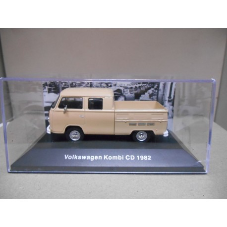 VOLKSWAGEN T2 KOMBI CD PICKUP 1982 VW MEXICO/BRASIL 1:43 DeAGOSTINI IXO