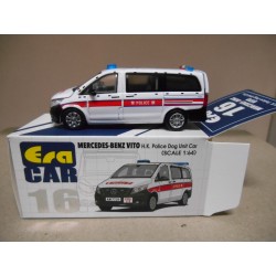 MERCEDES-BENZ W447 VITO HONG KONG POLICE DOG CAR 1:64 ERA CAR 16