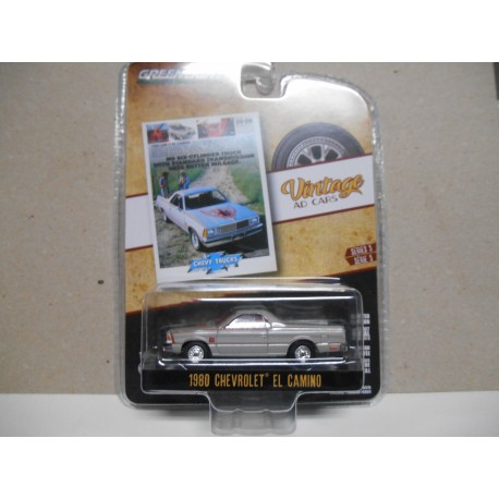 CHEVROLET EL CAMINO 1980 VINTAGE AD CARS 1:64 GREENLIGHT