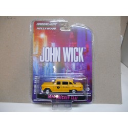 CHECKER A11 MARATHON 1974 TAXI NEW YORK JOHN WICK HOLLYWOOD 1:64 GREENLIGHT