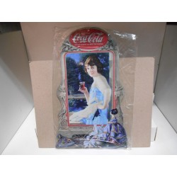 PLACA/PLAQUE/PLATE METAL DECORACION " DRINK COCA-COLA " 29m x 18cm