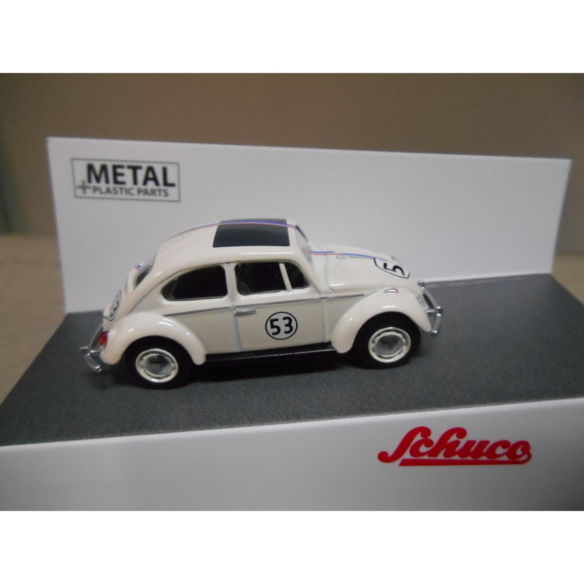 VOLKSWAGEN BEETLE/KAFER/COX HERBIE n53 1:64 SCHUCO - BCN CARS