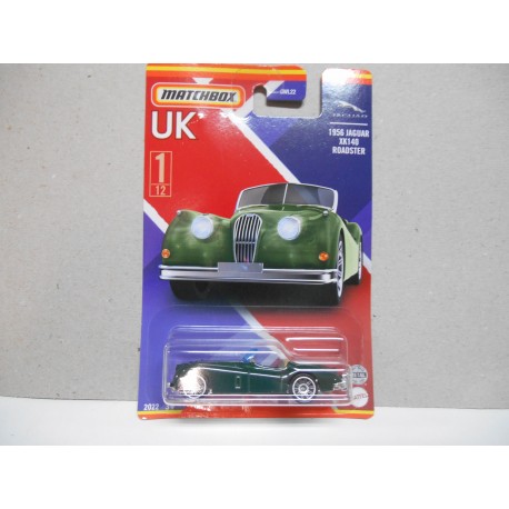 MATCHBOX CARS BEST OF UK 1/12 JAGUAR XK140 ROADSTER 1956 1:64