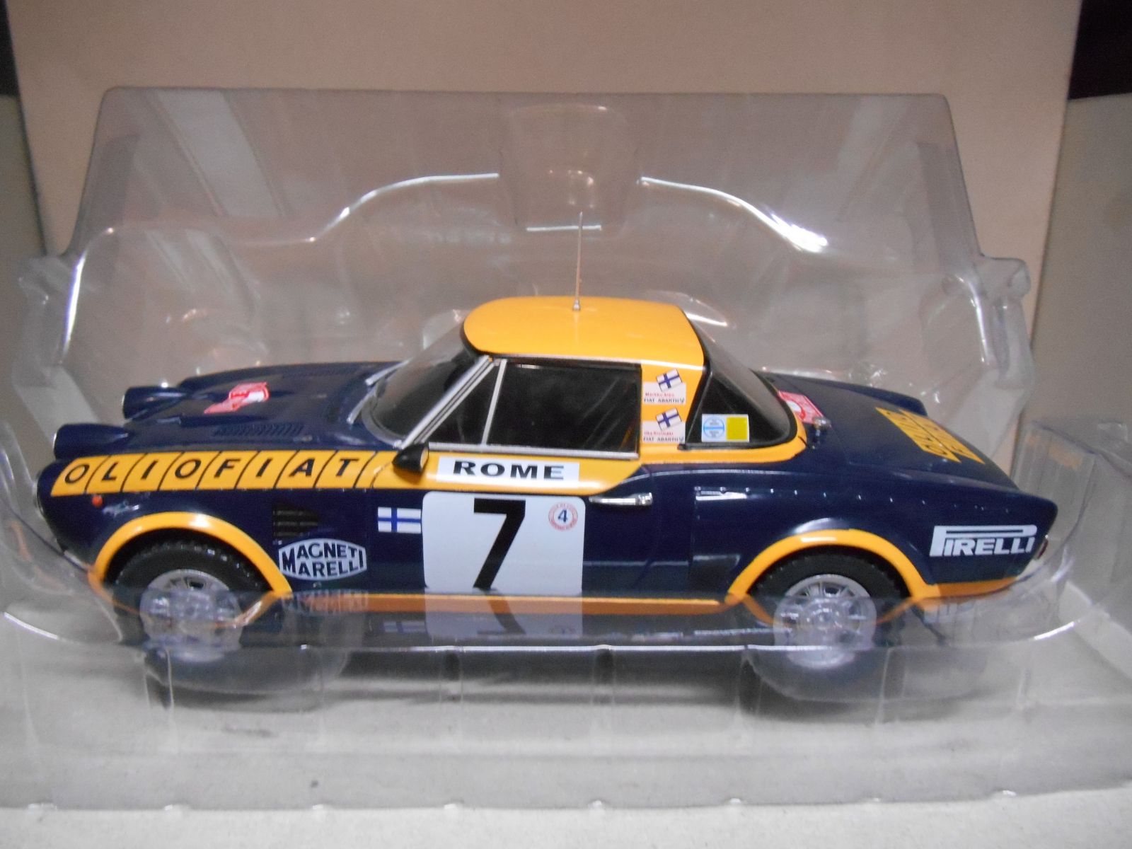 Fiat 124 abarth rally a modellini statici di auto da corsa rally | Acquisti Online su