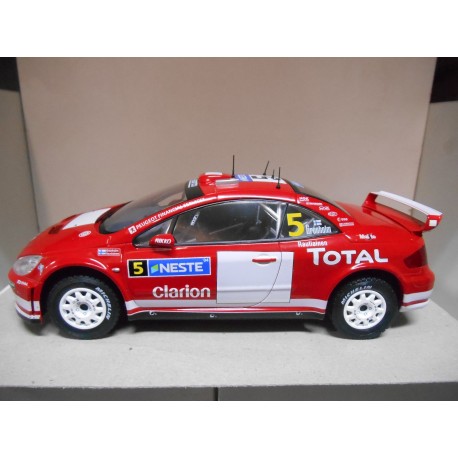 PEUGEOT 307 WRC RALLY FINLAND NESTE 2004 GRONHOLM 1:18 ALTAYA IXO