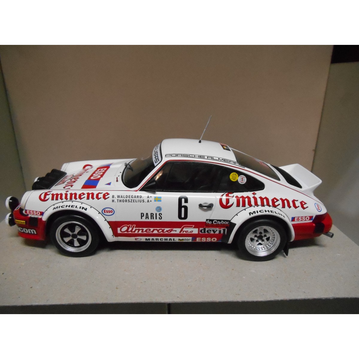 PORSCHE 911 SC RALLY MONTE CARLO 1982 WALDEGARD 1:18 IXO MODEL 18RMC008 ...
