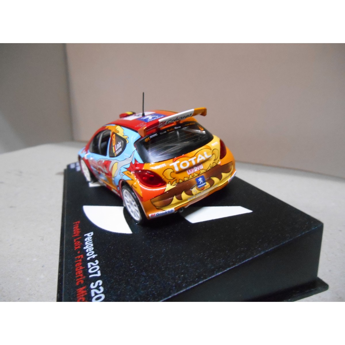 Miniature 1/43 IXO RAM387 Peugeot 207 S2000 - Rallye Ypres 2009 - Pieter Tsjoen