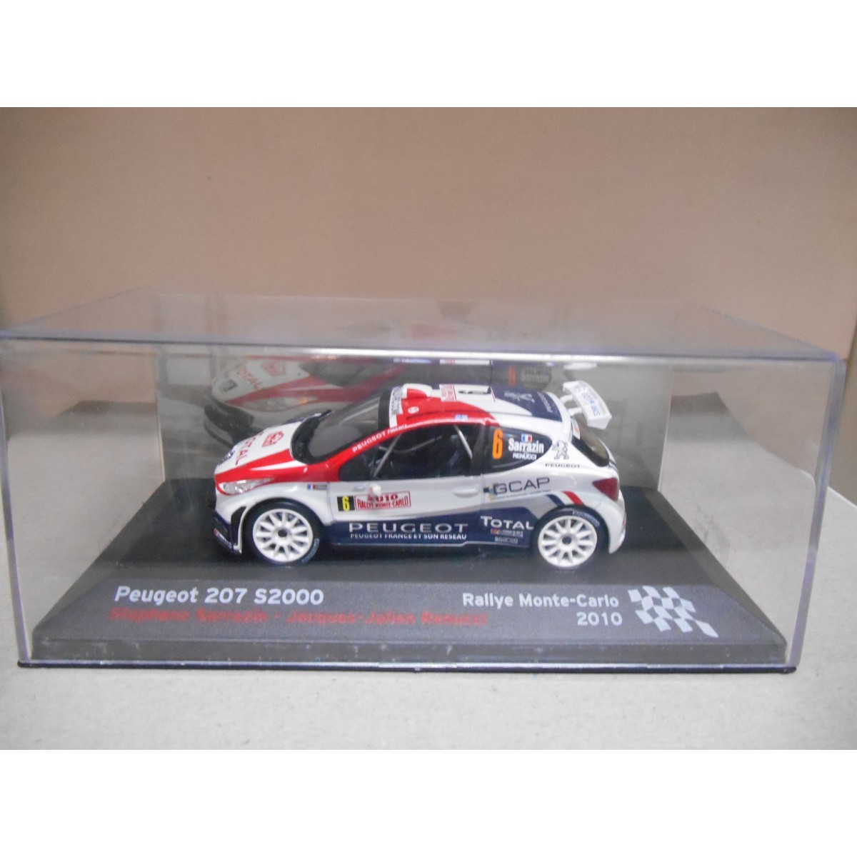 DIE CAST " PEUGEOT 207 S2000 RALLY MONTE CARLO 2010 " SCALA 1/43 