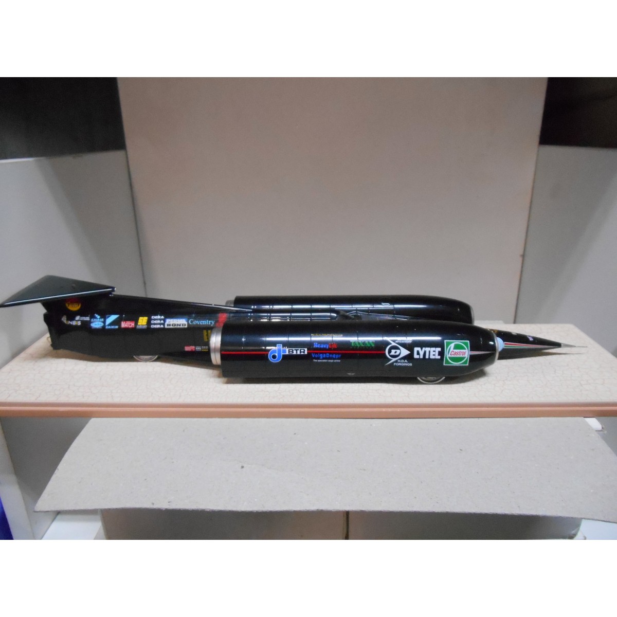 ミニカー RIGBY'S LSR MODELS THRUST SSC 1/43 1/43rd scale Thrust SSC by Rigby's LSR Models: model car