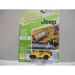 JEEP CJ-5 YELLOW CLASSIC GOLD 1:64 JOHNNY LIGHTNING