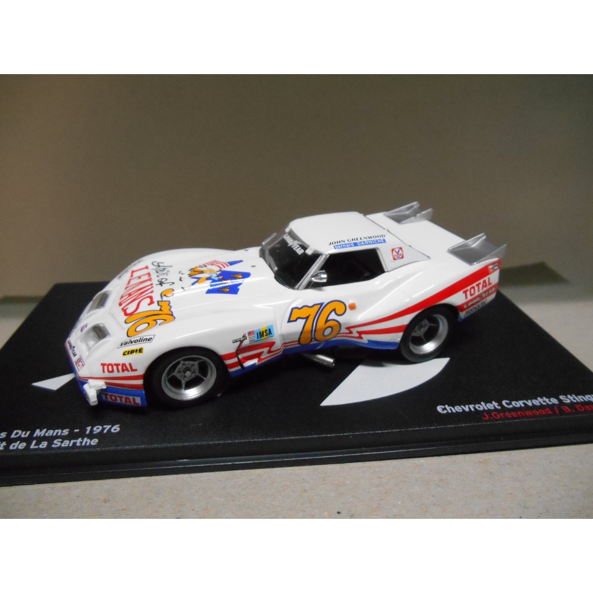 Maquette Voiture 1/43 Inaltera Le Mans 1976 – Métal Blanc – Non Montée