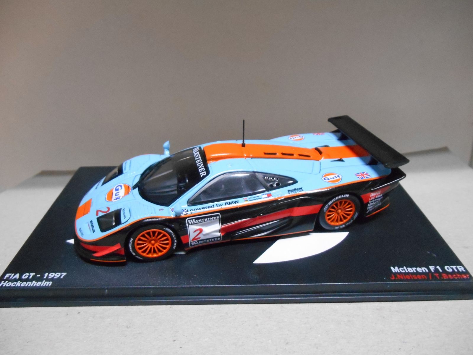 MCLAREN F1 GTR FIA-GT 1997 HOCKENHEIM 1:43 ALTAYA IXO BCN STOCK CARS