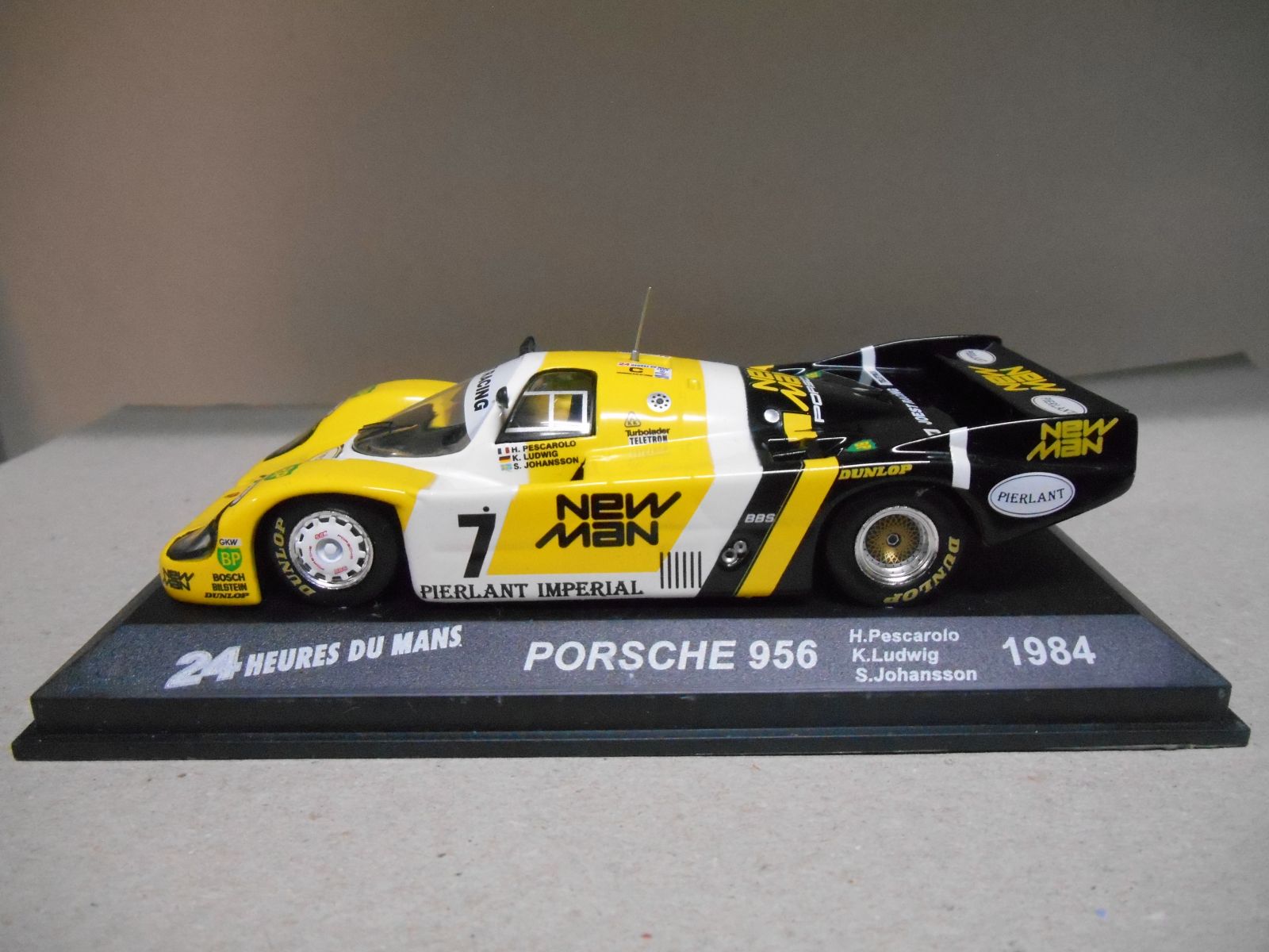 Modèle Réduit Porsche 956 N°7 Le Mans 1984 - Échelle 1/43 - Marque IXO/Altaya - Vainqueur De La Course - Occasion, Collection