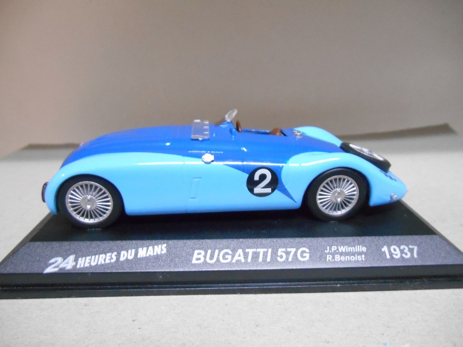 BUGATTI 57 G 24H LE MANS 1937 1:43 ALTAYA IXO - BCN STOCK CARS