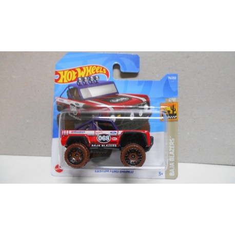 FORD BRONCO CUSTOM BAJA BLAZERS 1:64 HOT WHEELS