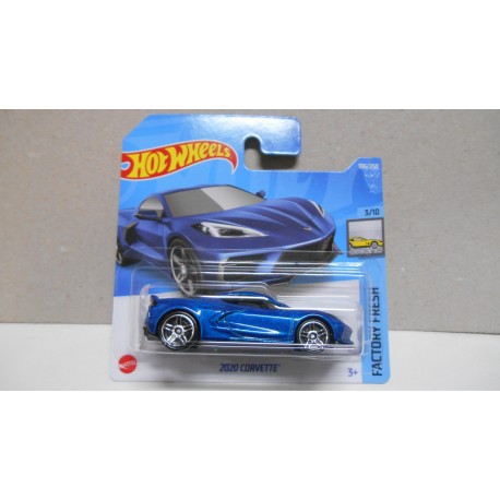 CHEVROLET CORVETTE 2020 BLUE 1:64 HOT WHEELS