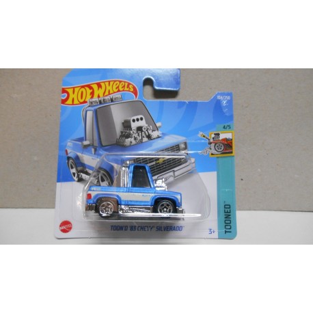 CHEVROLET SILVERADO 1983 TOONED 1:64 HOT WHEELS