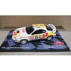 TOYOTA CELICA GT-FOUR RALLY MONTE CARLO 1999 PEDERSOLI 1:43 EAGLEMOSS IXO