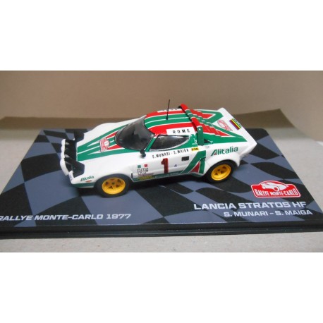 LANCIA STRATOS HF RALLY MONTE CARLO 1977 MUNARI 1:43 EAGLEMOSS IXO