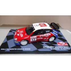 CITROEN XSARA WRC 2003 RALLY MONTE CARLO C.MCRAE 1:43 EAGLEMOSS IXO