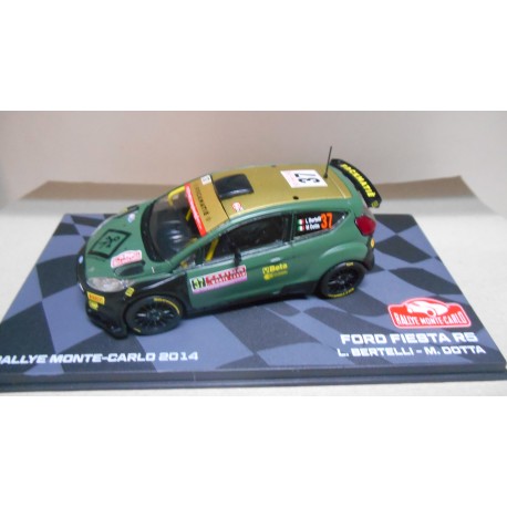 FORD FIESTA R5 RALLY MONTE CARLO 2014 BERTELLI 1:43 EAGLEMOSS IXO