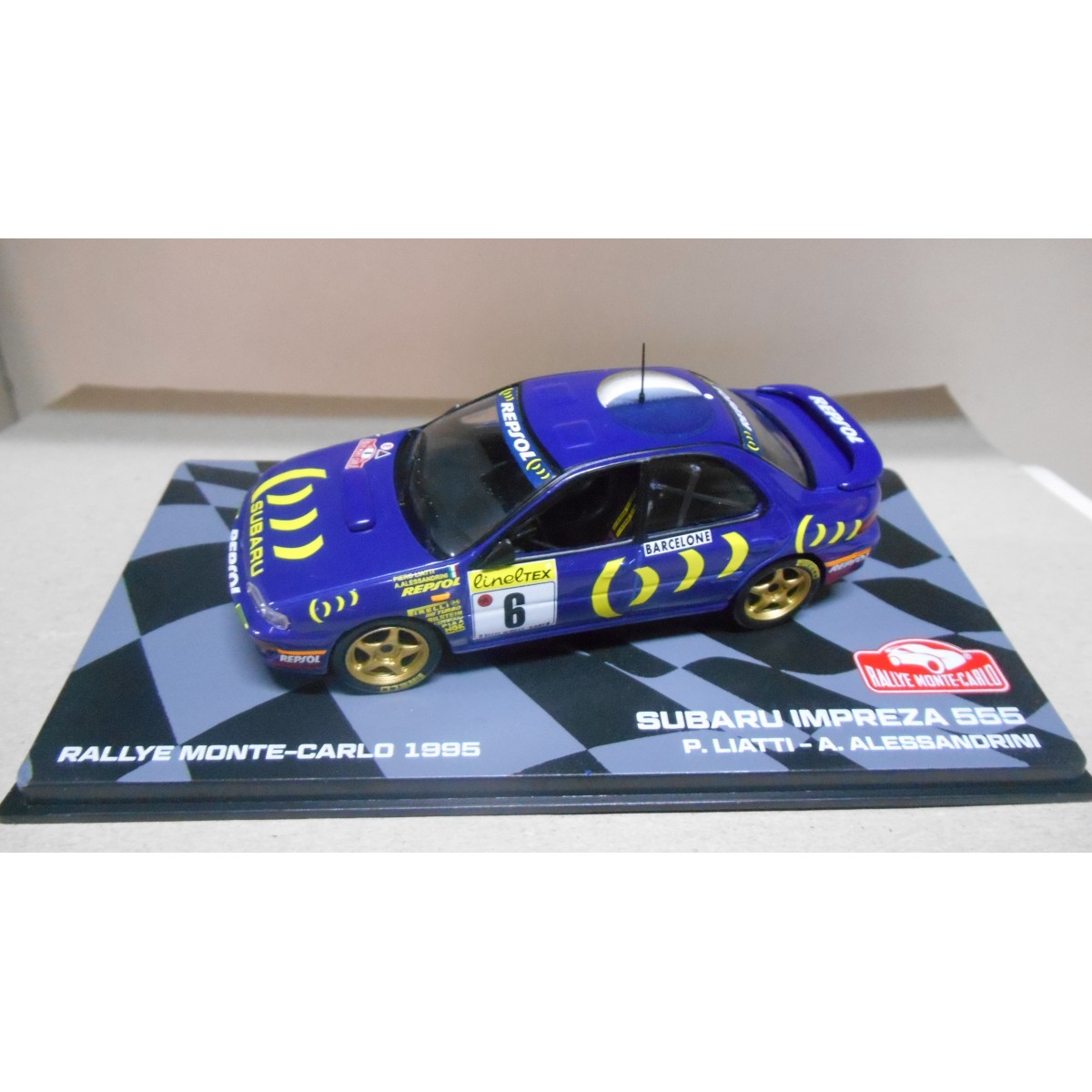 Ixo-models Subaru Impreza 555 Repsol N 6 Rally Tour De Corse 1995 1:18
