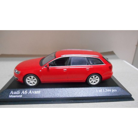 AUDI A6 AVANT 2004 RED 1:43 MINICHAMPS