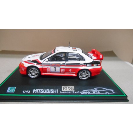 MITSUBISHI LANCER EVO V WRC RALLY MONTE CARLO 1998 MAKINEN 1:43 HONGWELL