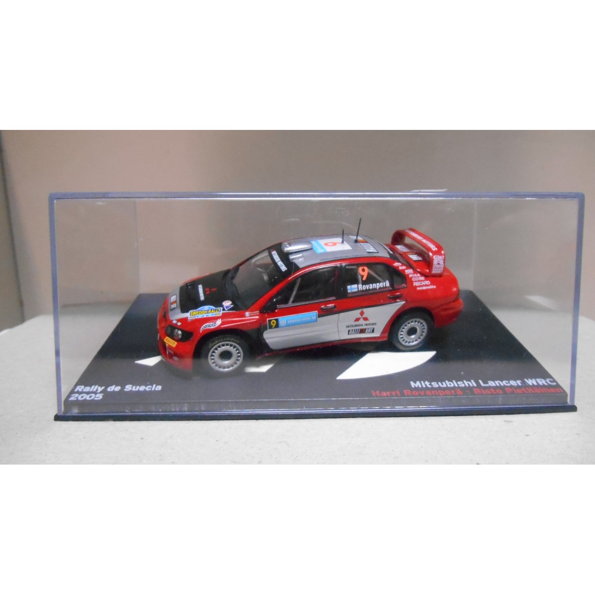 MITSUBISHI LANCER WRC RALLY SWEDEN 2005 ROVANPERA 1:43 ALTAYA IXO