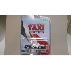 DODGE DIPLOMAT 1984 TAXI TIJUANA MEXICO 1:64 GREENLIGHT