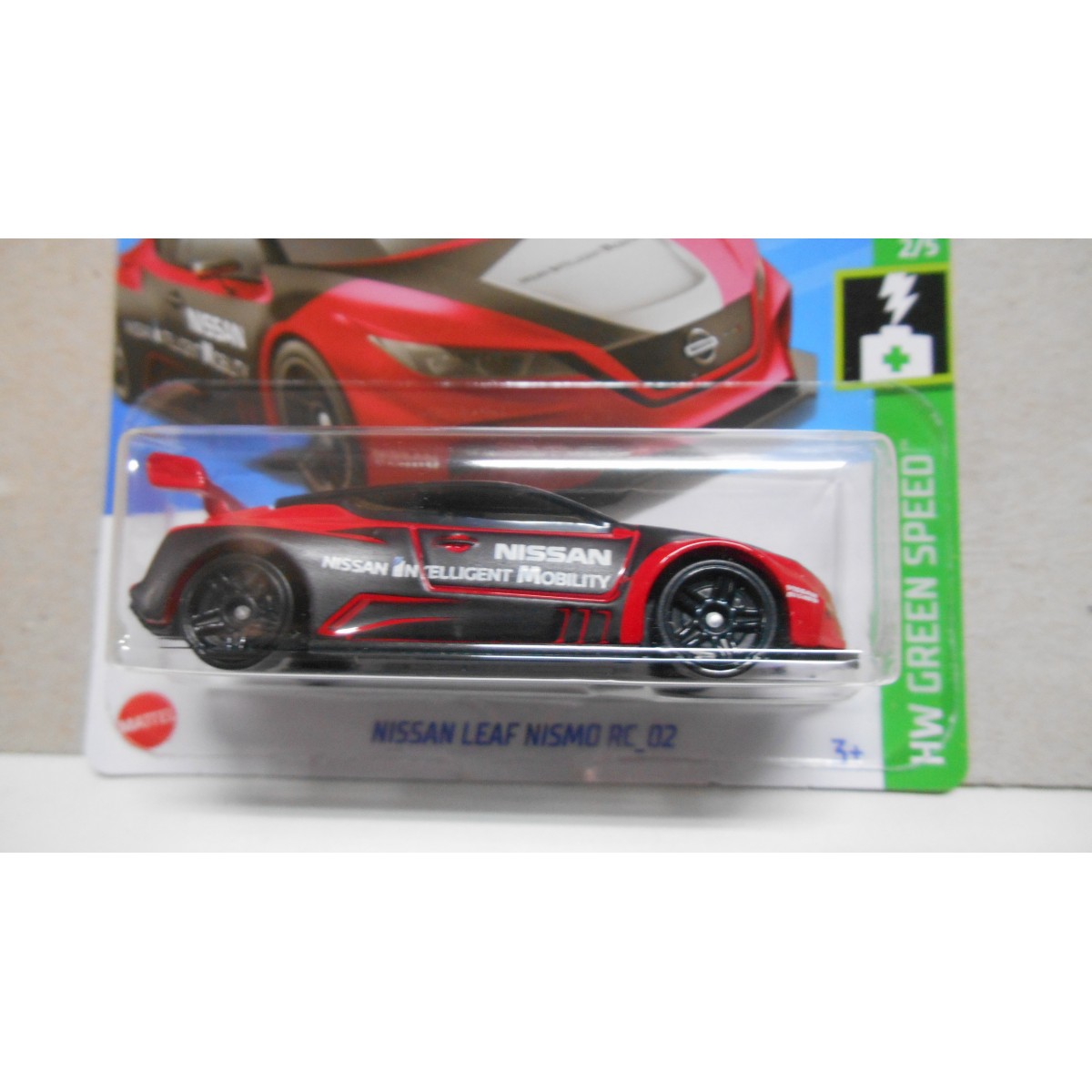 Hot Wheels Nissan Leaf Nismo RC_02 – HW Green Speed 2/5 – Modellino Scala Ridotta – Mattel 2022