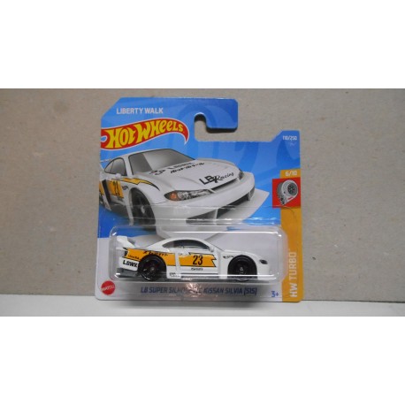 NISSAN SILVIA S15 LB SUPER SILHOUETTE LIBERTY WALK 1:64 HOT WHEELS