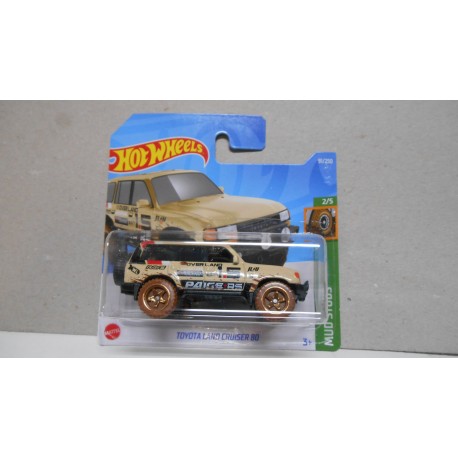 TOYOTA LAND CRUISR 1980 PACERS 15 1:64 HOT WHEELS