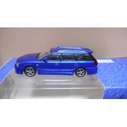 SUBARU LEGACY TOURING WAGON GT-B BLUE LHD 1:64 BM CREATIONS