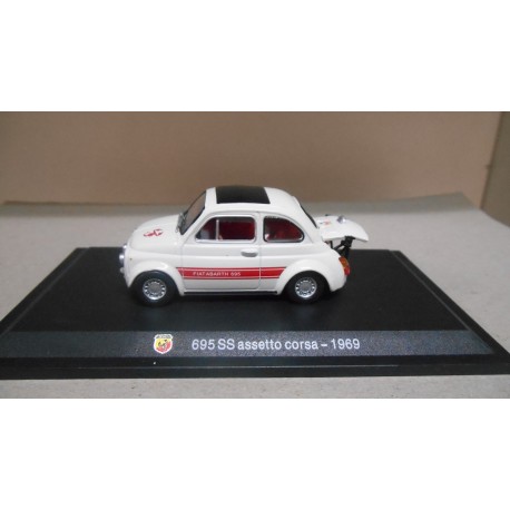 FIAT ABARTH 695 ASSETTO CORSA 1969 HARD BOX 1:43 LEO MODELS HACHETTE