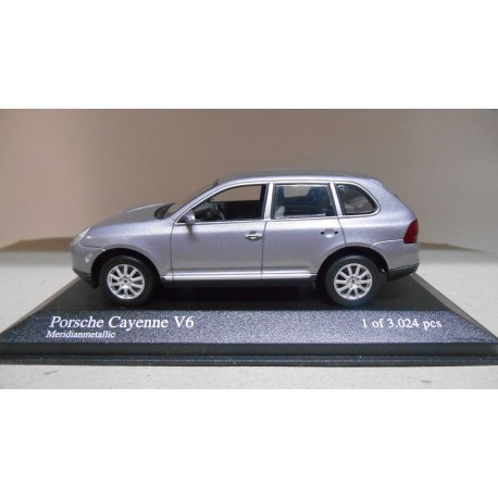 PORSCHE CAYENNE V6 SILVER 1:43 MINICHAMPS