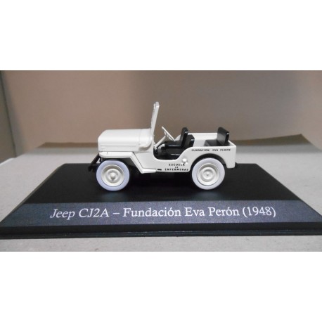JEEP CJ2A 1948 FUNDACION EVA PERON 1:43 ARGENTINA SALVAT IXO