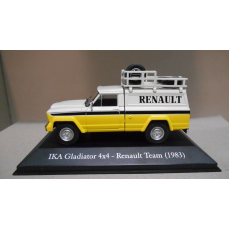 IKA JEEP GLADIATOR 1983 4X4 TEAM RENAULT 1:43 ARGENTINA SALVAT IXO