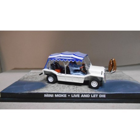 MINI MOKE LIVE AND LET DIE JAMES BOND 007 1:43 EAGLEMOSS IXO