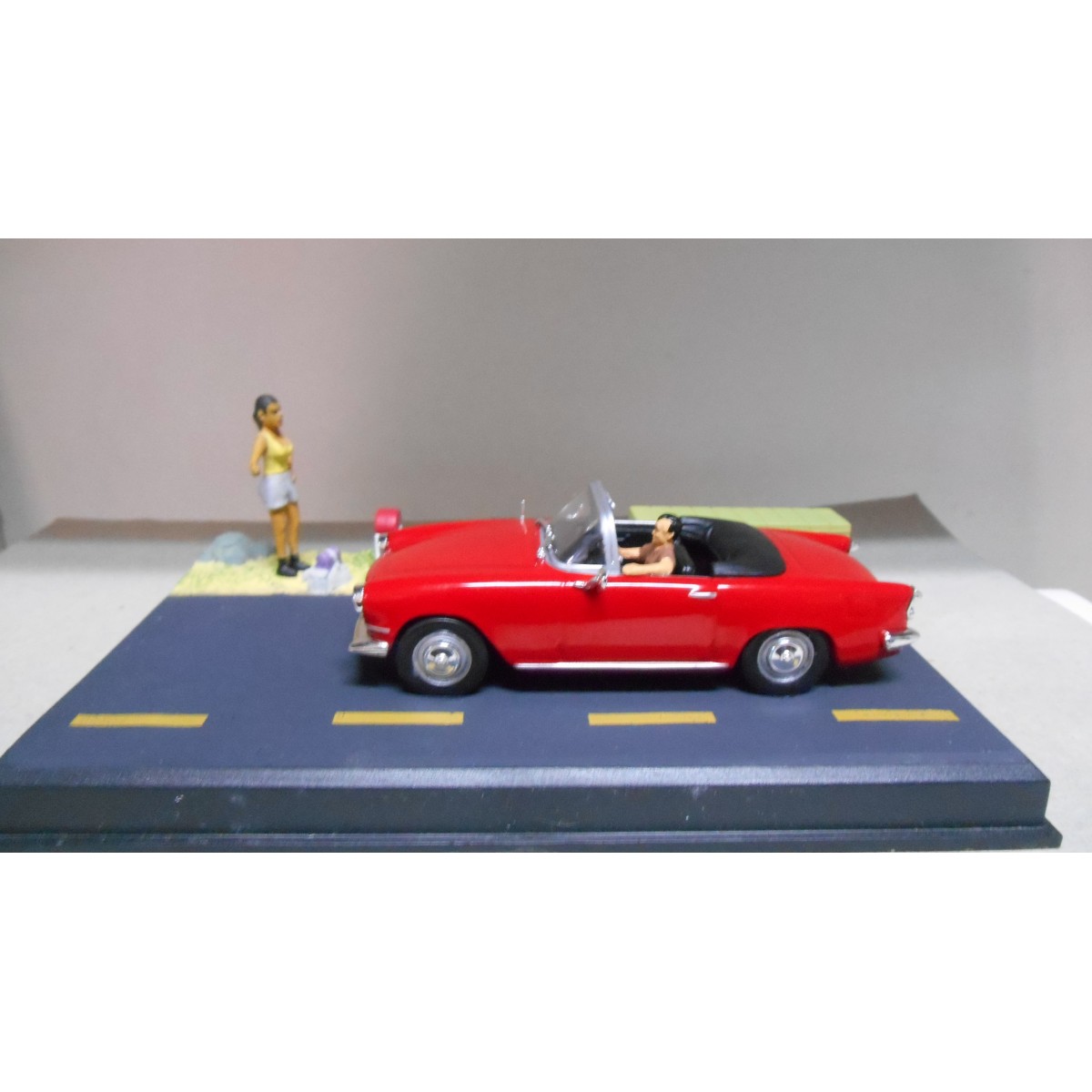 Heco Miniatures – Simca Océane Bleue 1/43 En Résine – Collection (Boîte Défraîchie)
