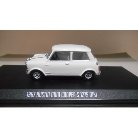 HOLLYWOOD MINI COOPER S 1275 MKI WHITE ITALIAN JOB 1:43 GREENLIGHT URNA MAL/V FOTO