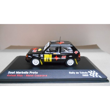 SEAT MARBELLA PROTO RALLY TOLEDO 1989 RIUS 1:43 ALTAYA IXO