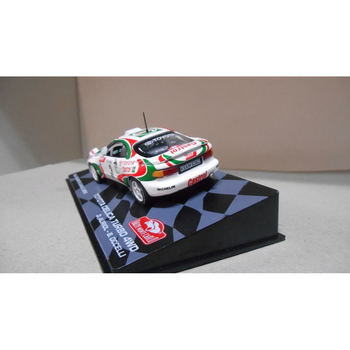 1/43 TOYOTA CELICA 4wd Rallye MONTE CARLO 1989 P. Snijers. Kit Monté